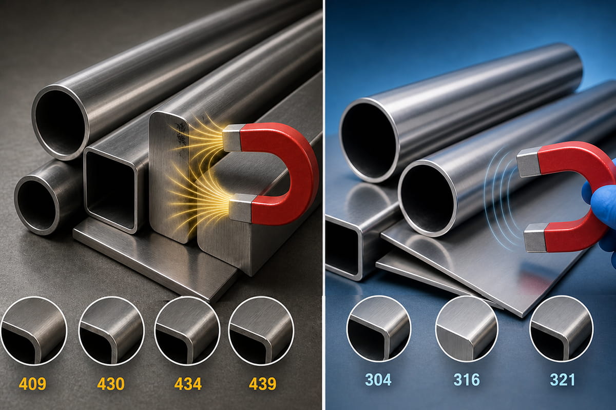 What Sticks to Magnets: Complete Items List Guide (2026) 7 Ferritic stainless steels and Austenitic stainless steels