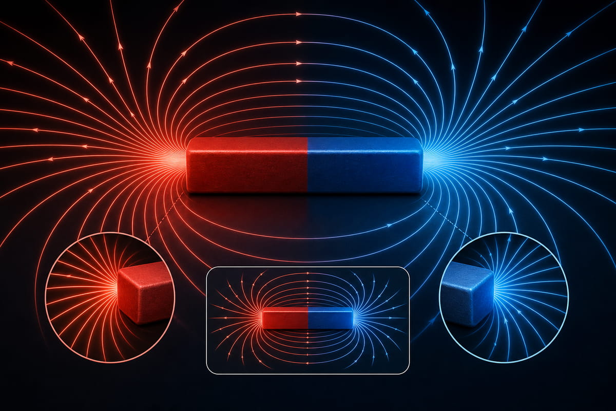 What Is the Strongest Part of a Bar Magnet? The 2 Poles 5 Magnetic fields of a bar magnet