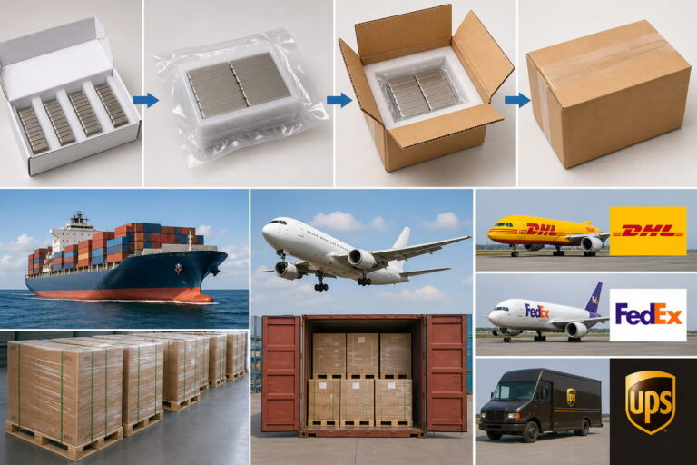 Bar Magnets 10 Neodymium Bar Magnets Packaging & Shipping