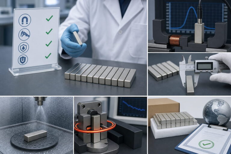 Bar Magnets 9 Neodymium Bar Magnets Quality Control