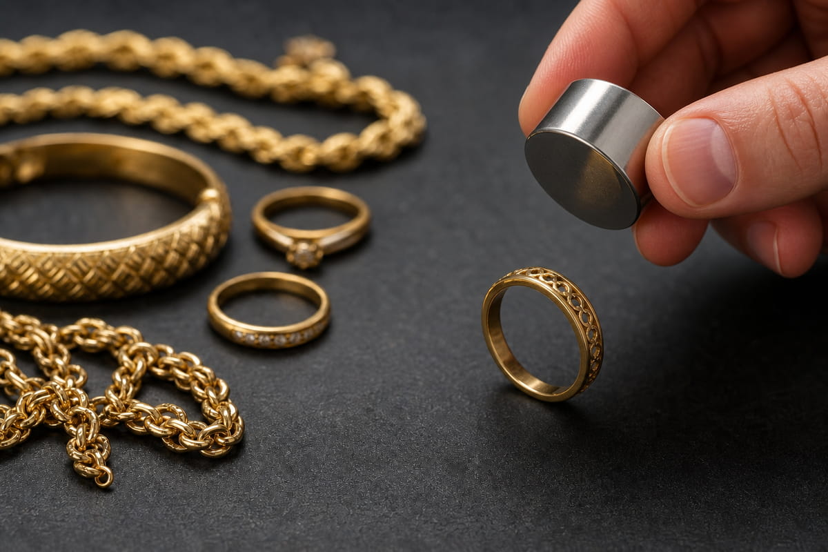 What Sticks to Magnets: Complete Items List Guide (2026) 13 Using a Magnet to Test Gold