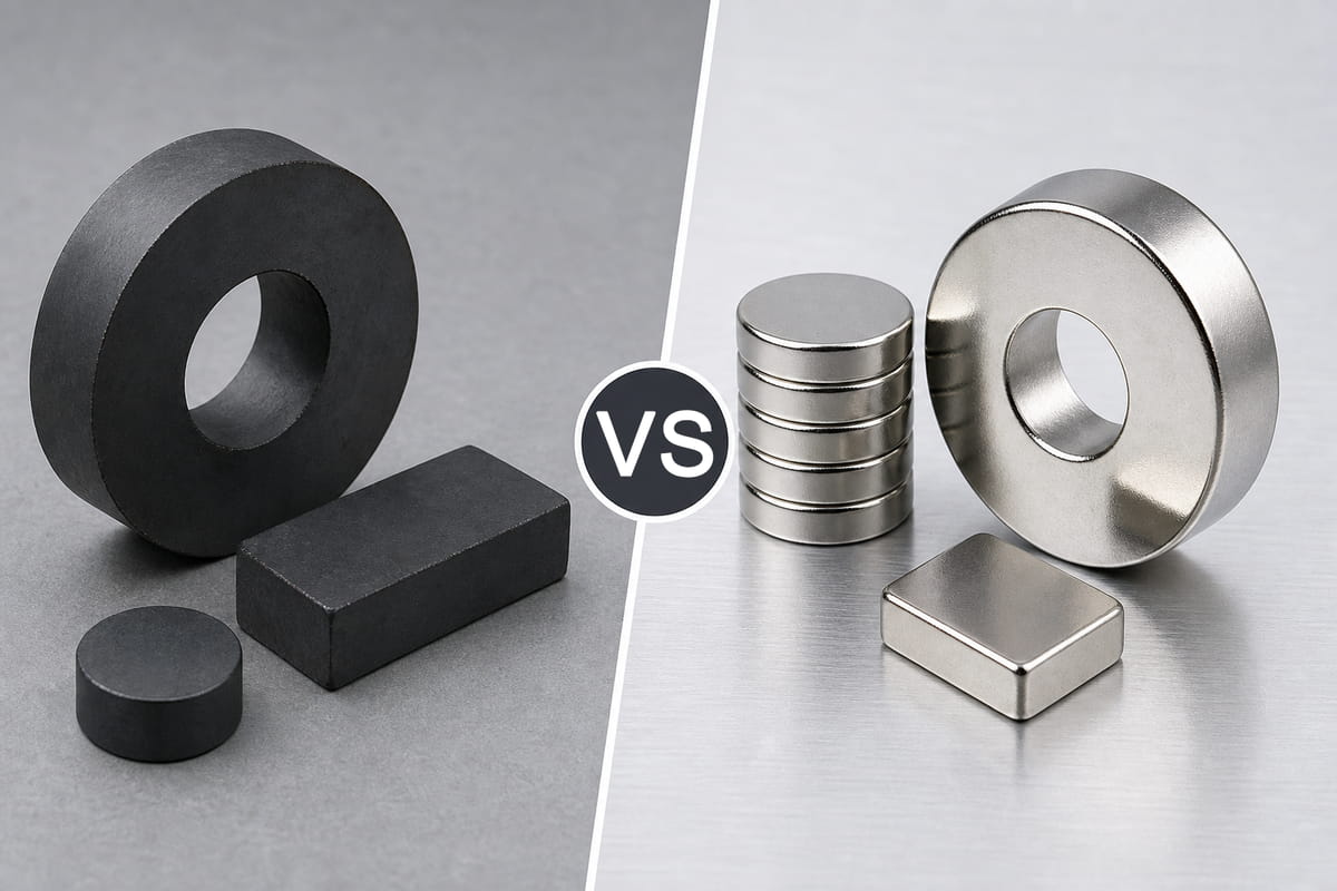 What is the Difference Between Ferrite Magnet and Neodymium? 3 what is the difference between ferrite magnet and neodymium