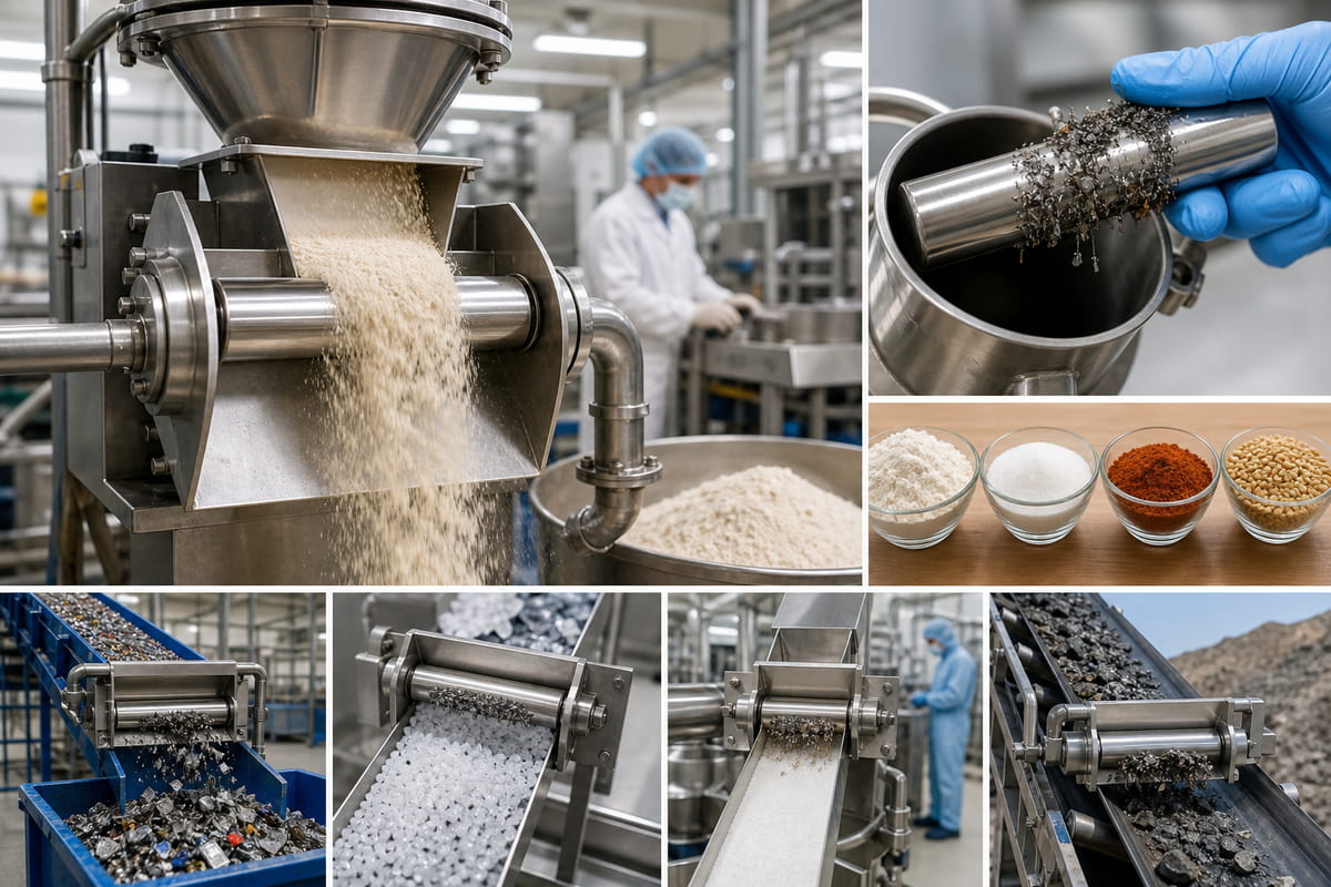 What Are Bar Magnets Used For? 11 Real-World Uses 7 Bar Magnets Used for Industrial Magnetic Separation