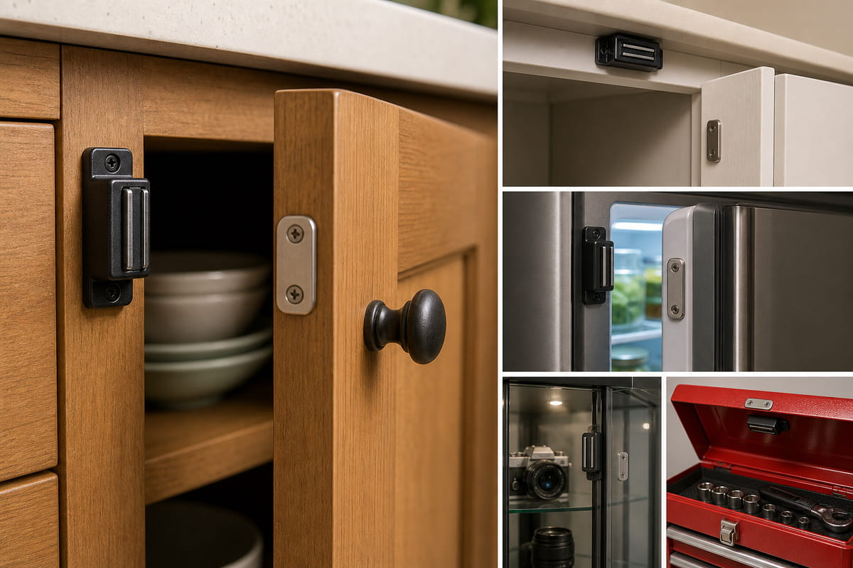 What Are Bar Magnets Used For? 11 Real-World Uses 9 Bar Magnets Used for Magnetic Door Latches