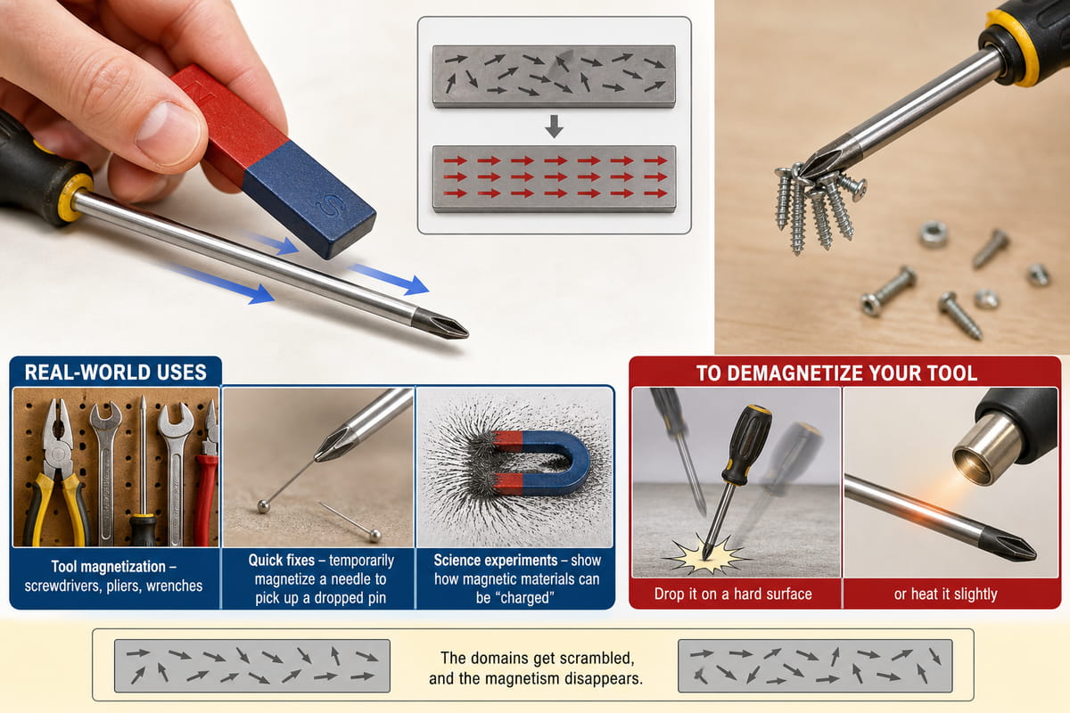 What Are Bar Magnets Used For? 11 Real-World Uses 13 Bar Magnets Used for Magnetizing Other Objects