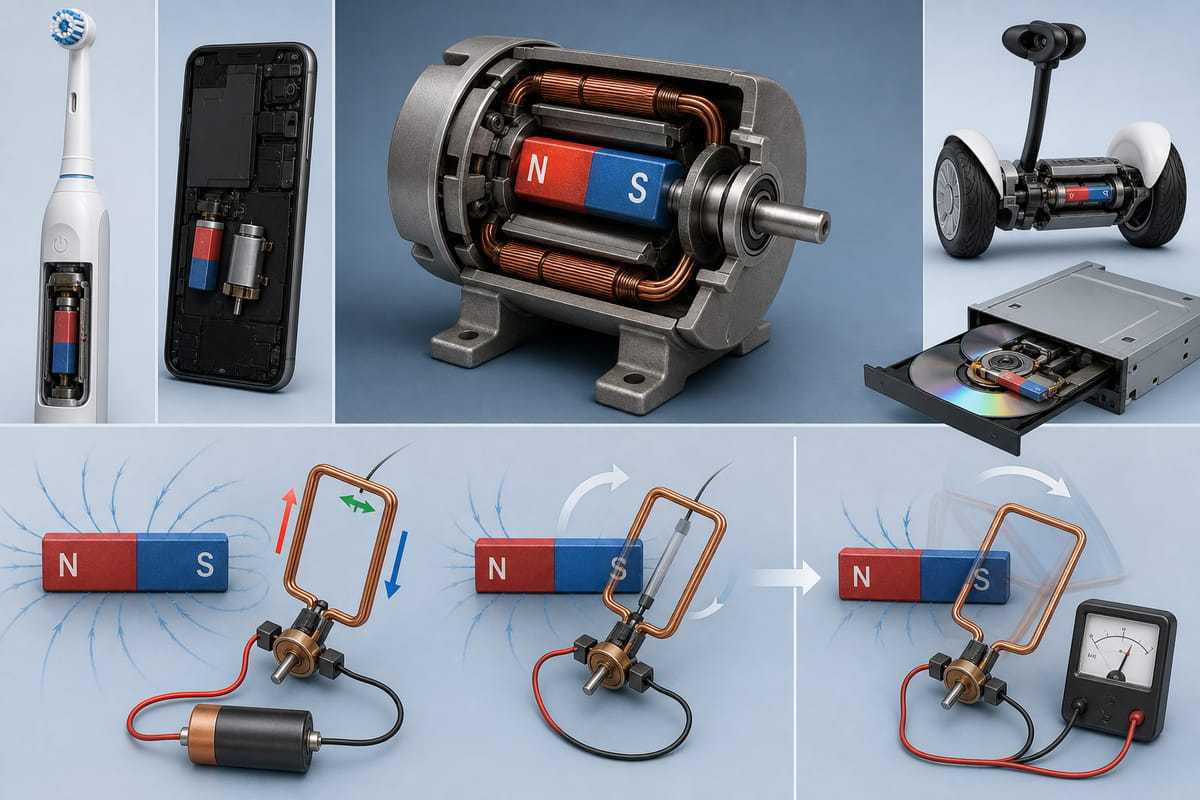 What Are Bar Magnets Used For? 11 Real-World Uses 8 Bar Magnets Used for Motors and Generators