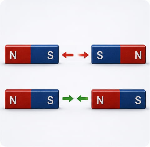How Do Bar Magnets Work? The Simple Working Principle 14 Every bar magnet has a North and South pole and these poles opposites attract, likes repel