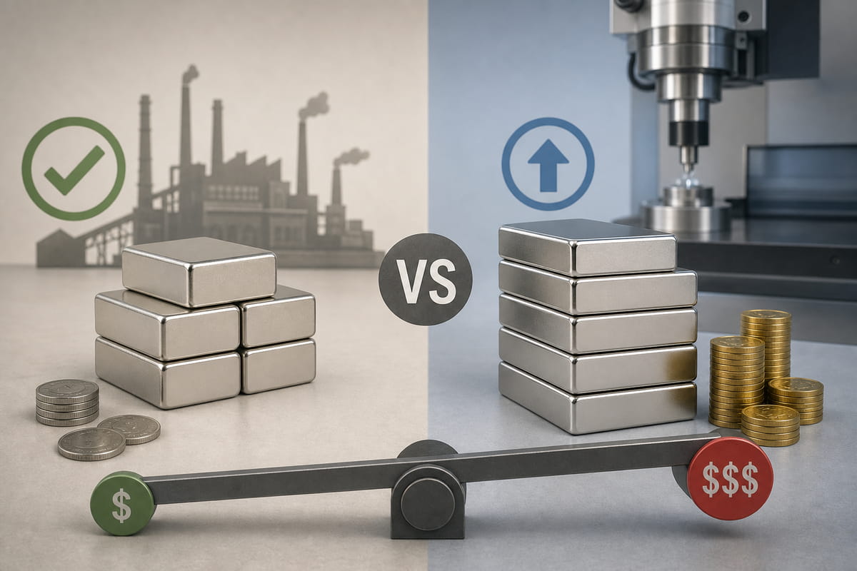 N35 vs N52 Magnets Cost