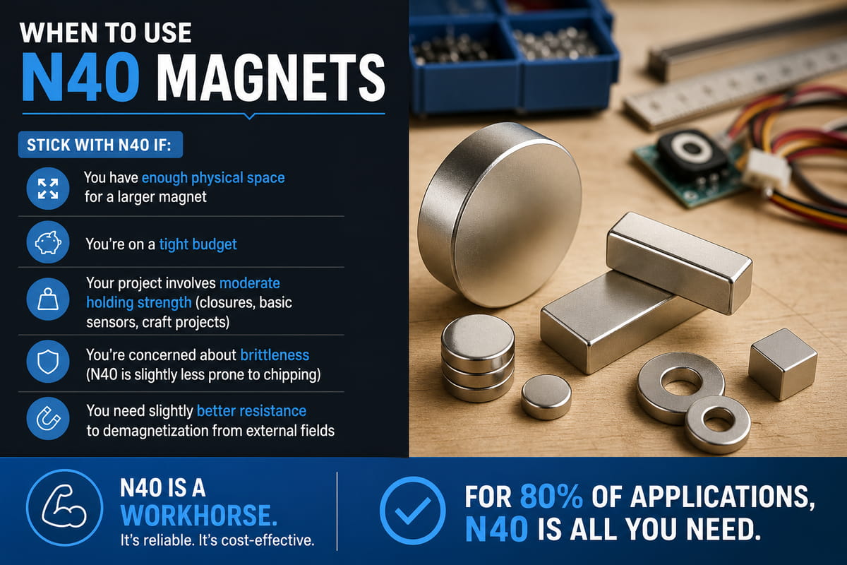 When to Use N40 Magnets