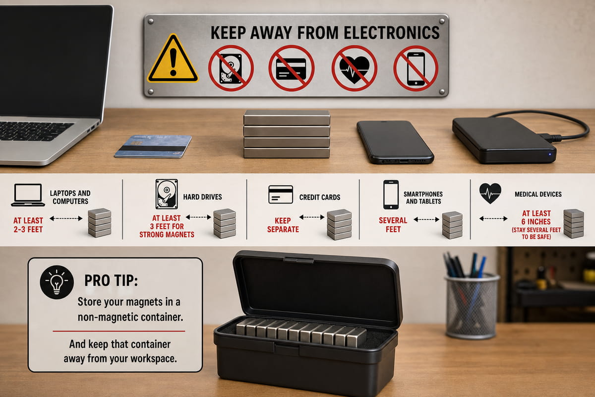 How to Store Bar Magnets? 5 Right Ways to Keep Them Strong 8 keep bar magnets away from electronics