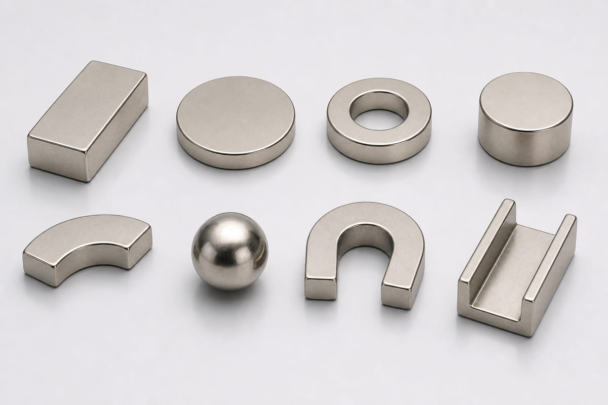 Common Custom Shapes and Sizes of Neodymium Magnets