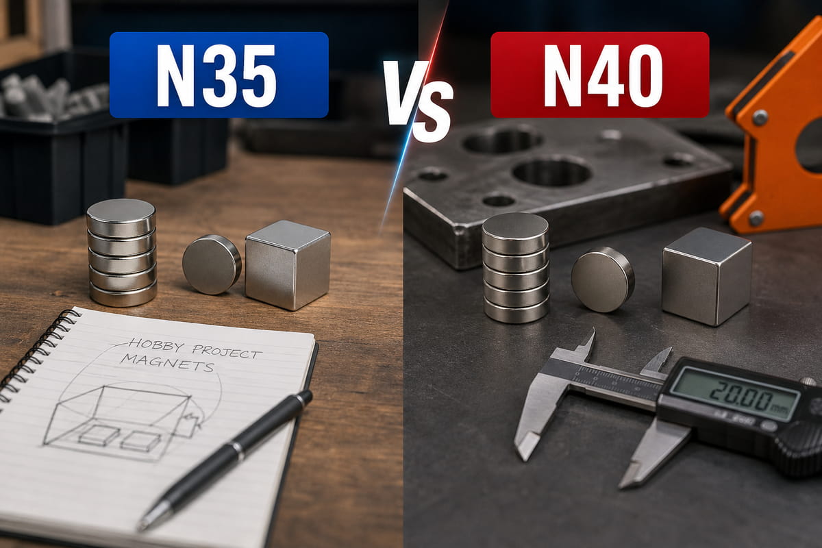 N35 vs N40 Magnets: Key Differences, Uses, and Which One to Choose 10 N35 vs N40 Magnets Which Is Better for Your Project