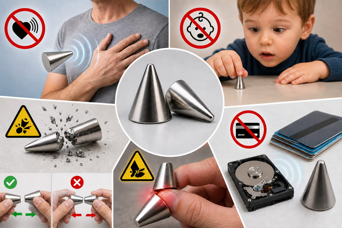 Safety Tips for Handling Neodymium Cone Magnets
