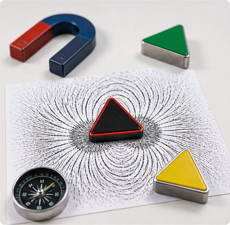 Triangular Magnet for Education and Research