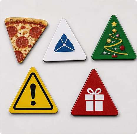 Triangular Magnet for Promotional Marketing