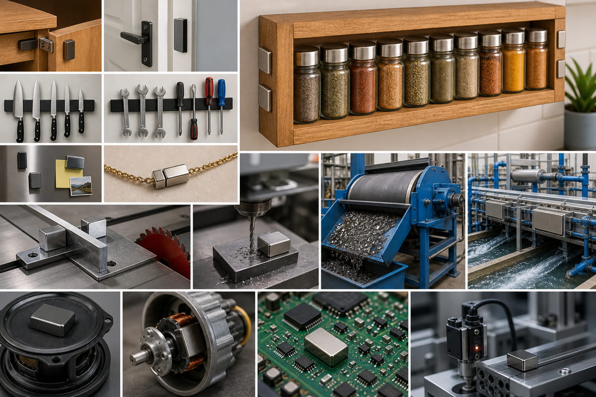 What Are Block Magnets? Types, Uses, and How to Choose 6 Where Block Magnets Are Used