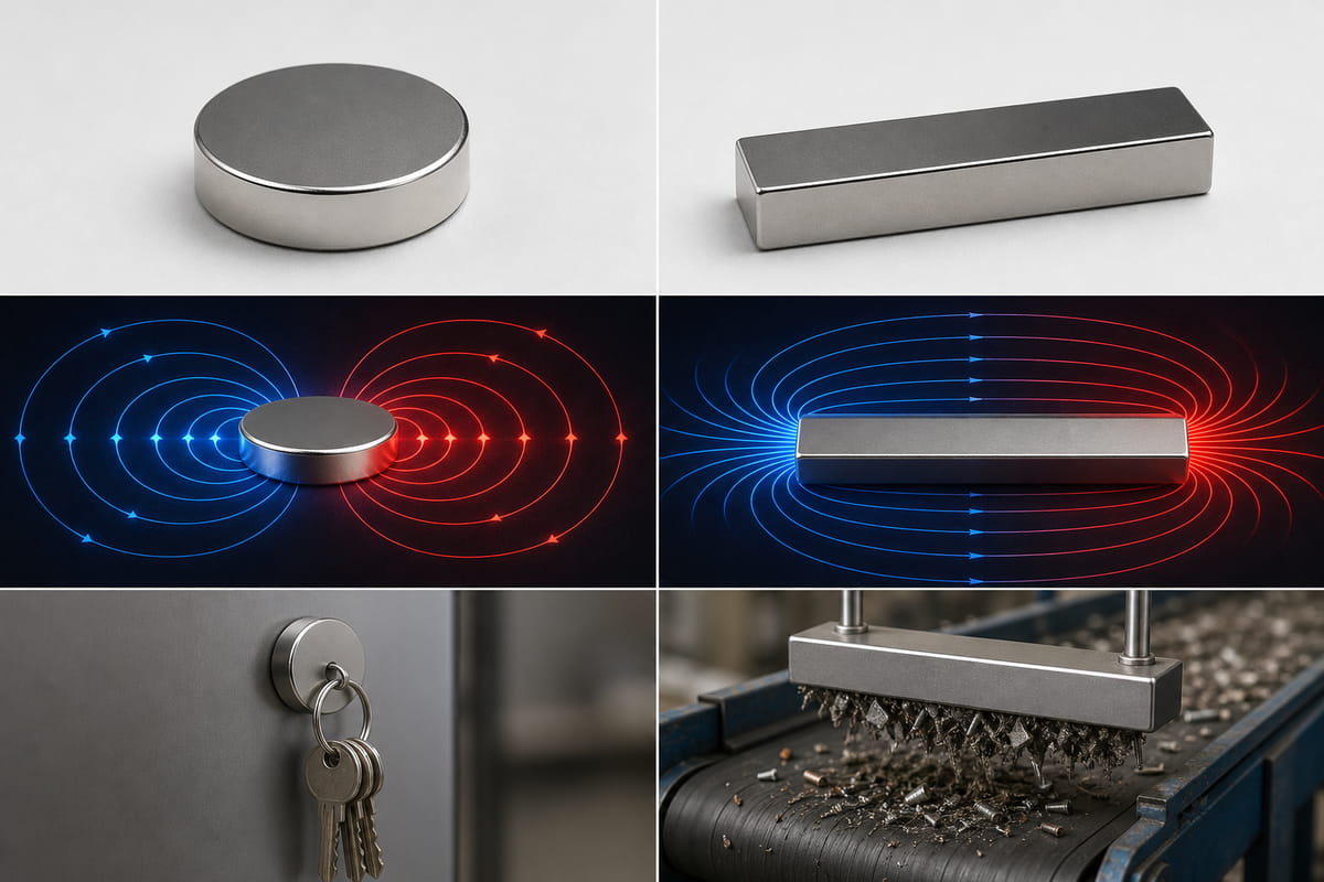 Disc Magnet vs Bar Magnet