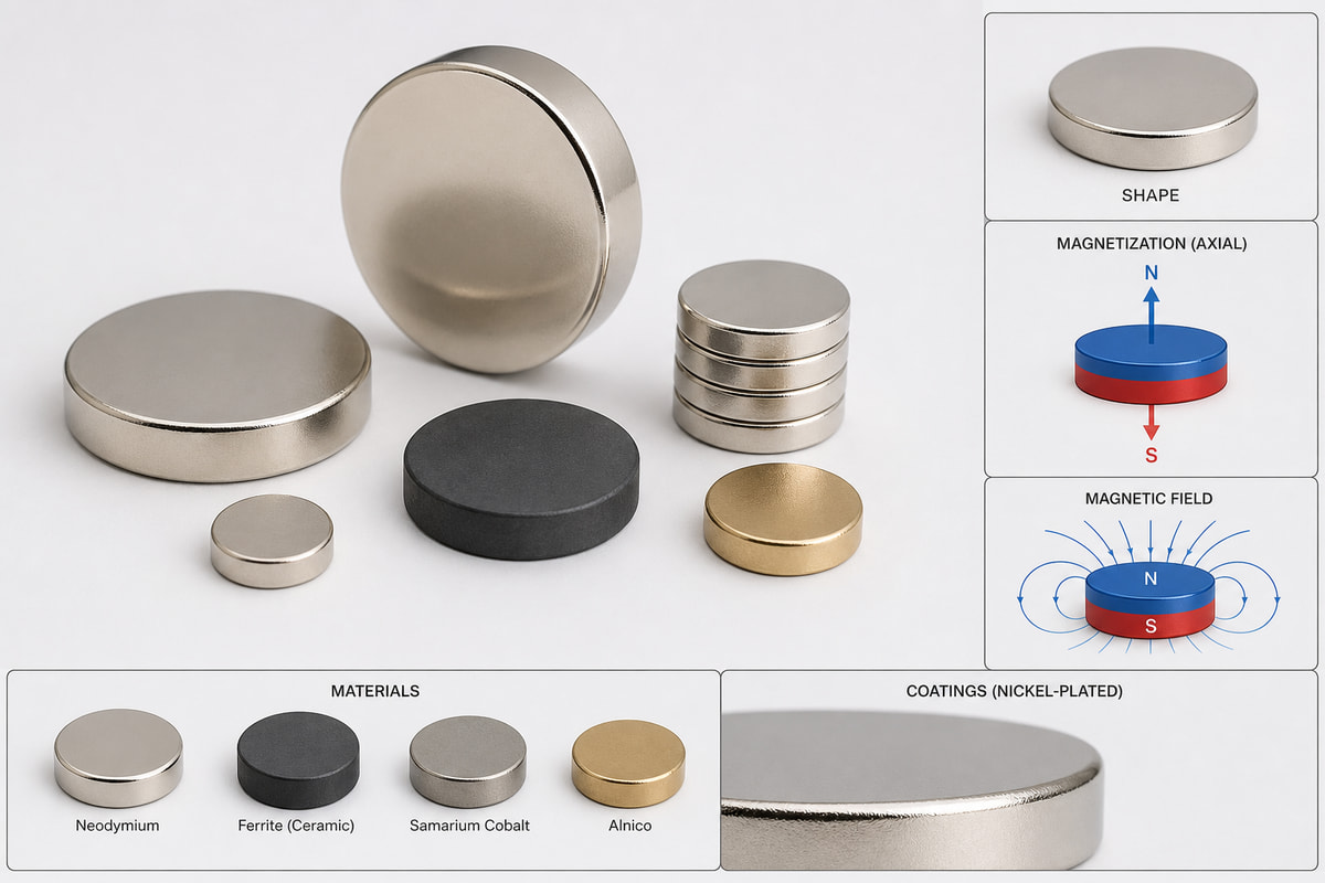 Disc Magnets Key Characteristics