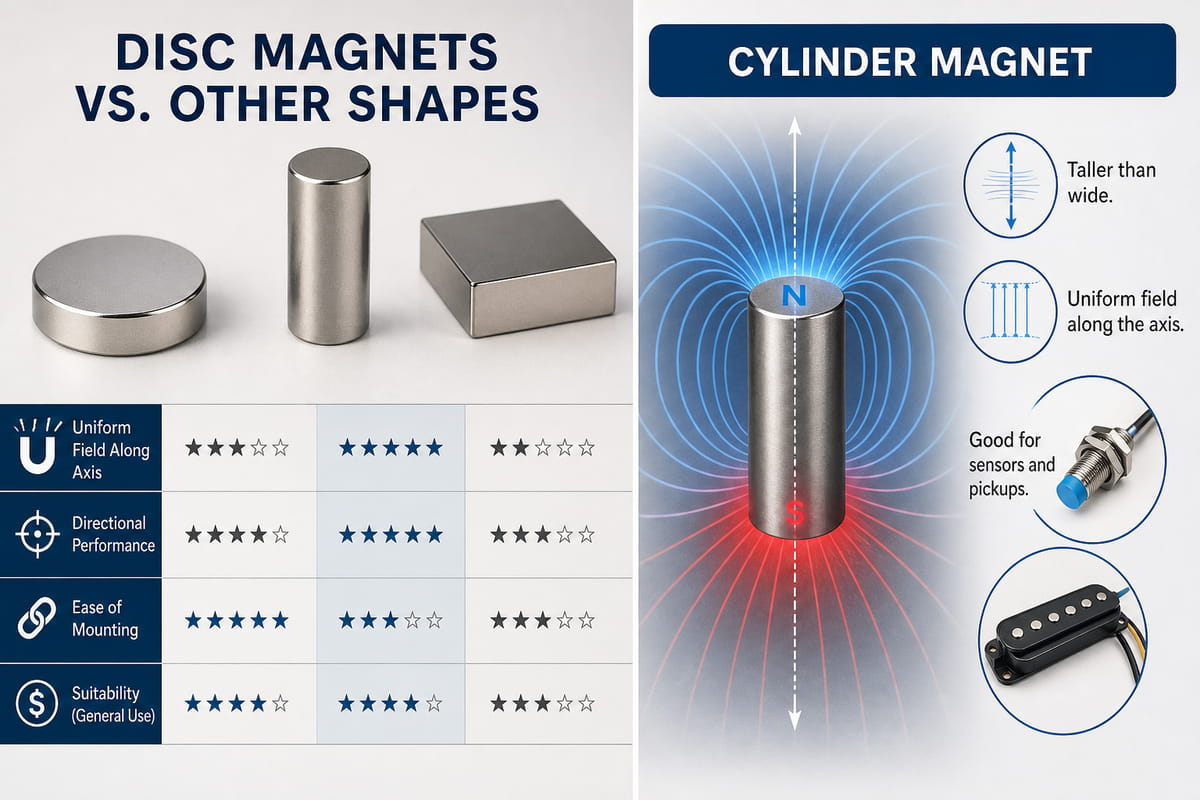Disc Magnets vs Cylinder Magnet