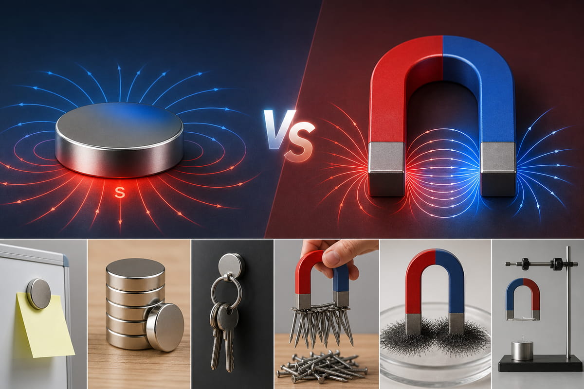 Disc Magnets vs Horseshoe Magnet