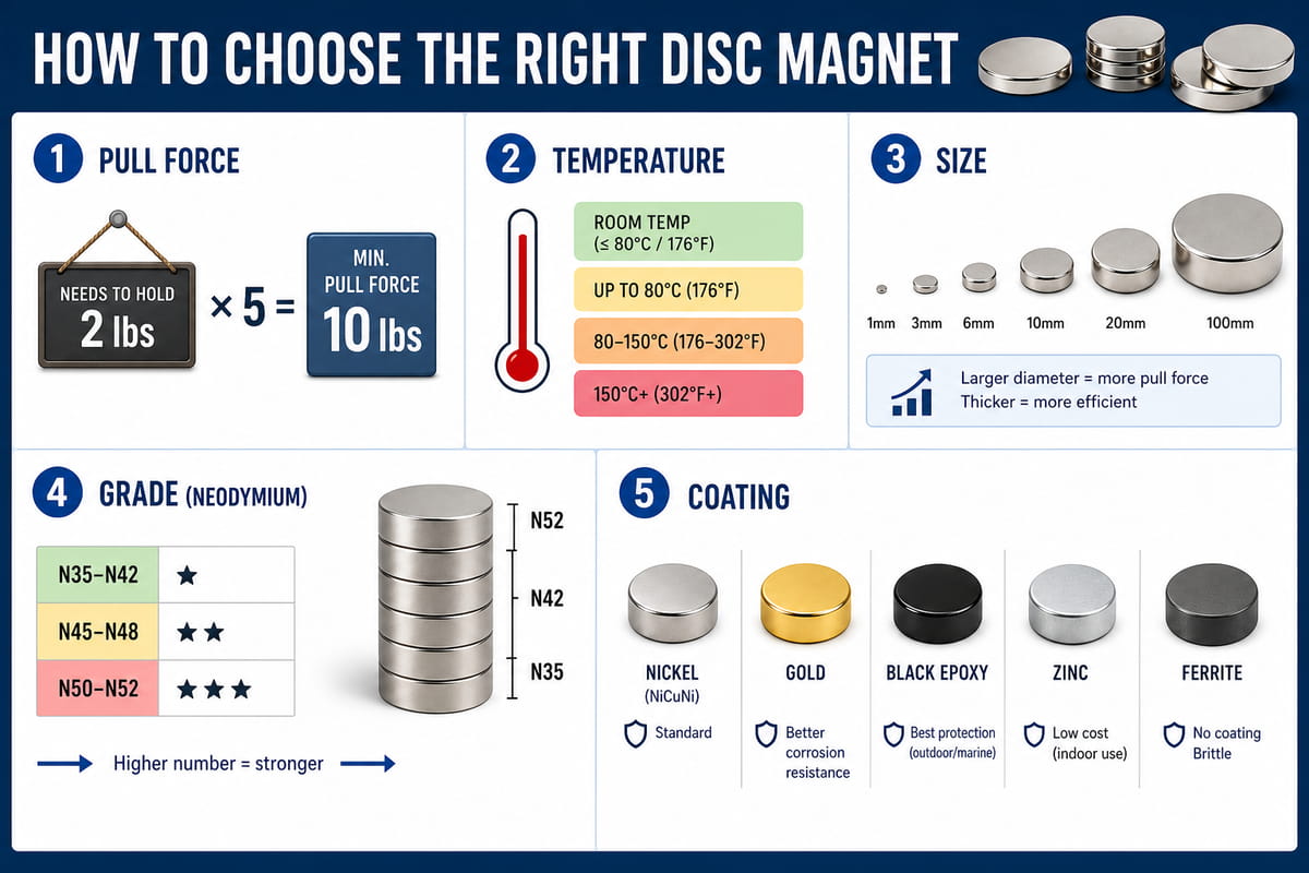 How to Choose the Right Disc Magnet